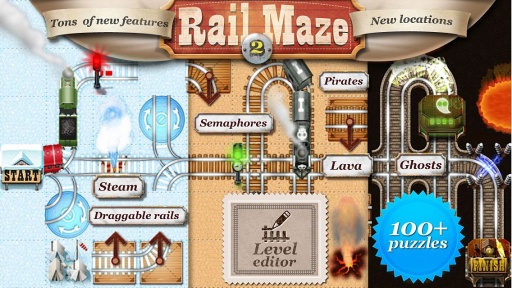Rail Maze 2  Train puzzler截图1