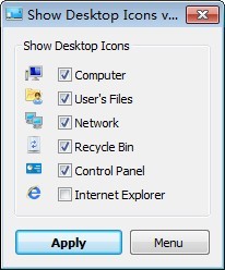Show Desktop Icon(显示桌面图标软件)
