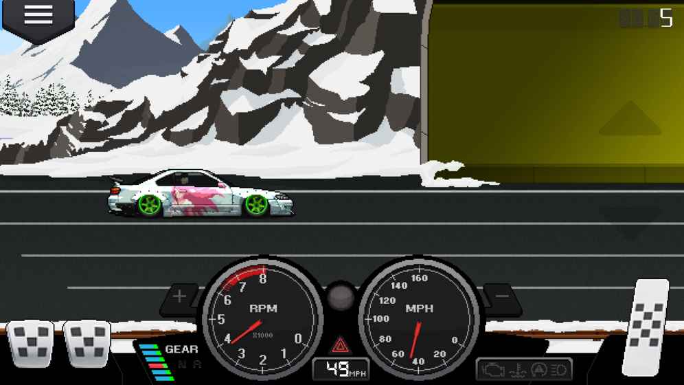 pixel car racer截图3