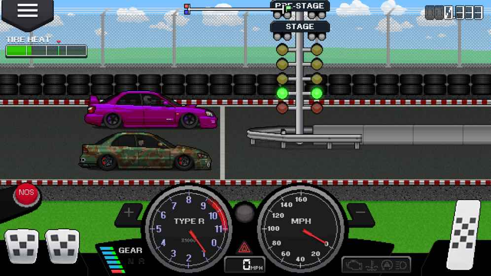 pixel car racer截图4