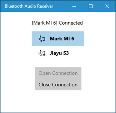 Bluetooth Audio Receiver(手机当电脑音箱)