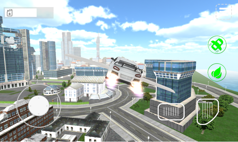 飞行汽车游戏模拟游戏截图4