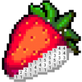 草莓涂涂数字填色icon图